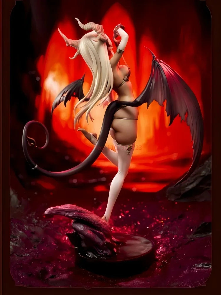 Original Animester 1/7 Little Devil Moemoeko 29cm PVC Hentai Anime Actionfigur Modell Sammlerstück Ornament Spielzeug