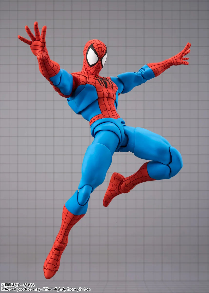 Bandai S.H.Figuarts Marvel Spider-Man Gamerverse Action Figure 155Mm ABS PVC Toy with Web Shield Spider-Sense Effects In Stock