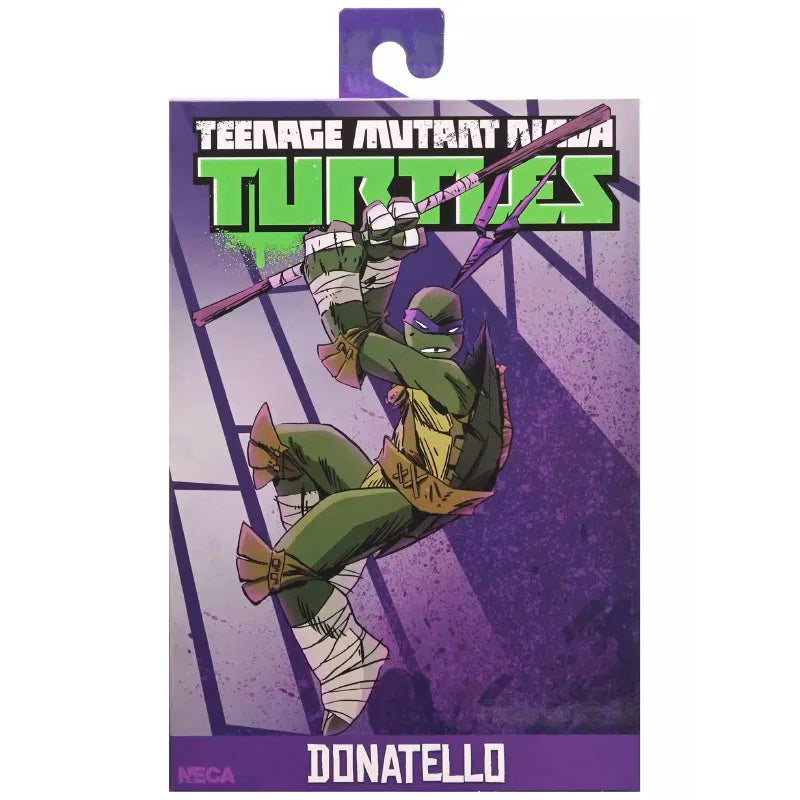 NECA Teenage Mutant Ninja Turtle Action Figure TMNT Donatello Raphael Leonardo Michelangelo Figuras Manga Figurine Original Gift