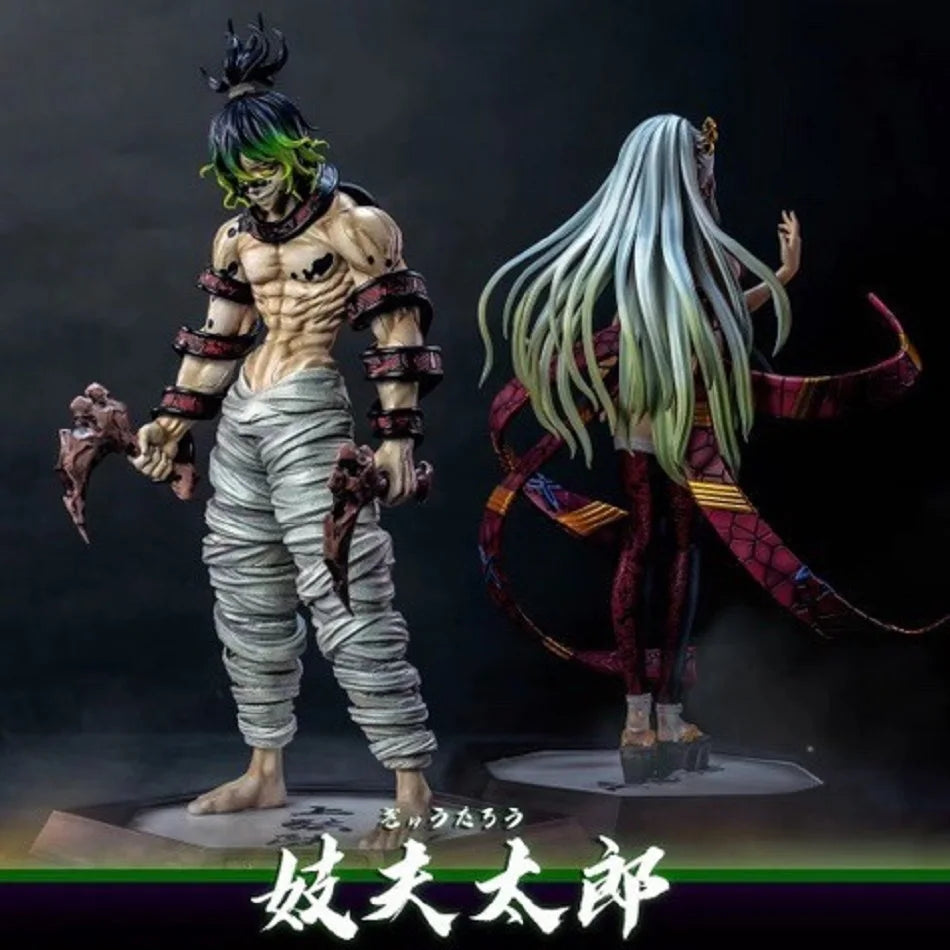 Dämon Slayer Klinge Anime Figur Yoriichi Kokushibou Daki Douma Inosuke Statue Pvc Action Figur Sammlung Modell Spielzeug Geschenk