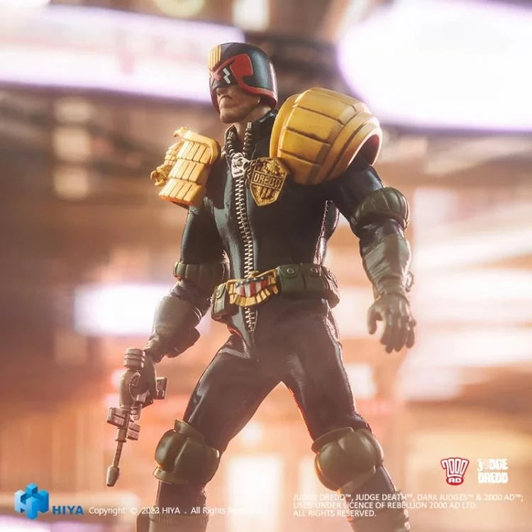 1/12 6 Inch Action Figure Exquisite Super Series Judge Dredd Figure Model Collection Toy Gift
