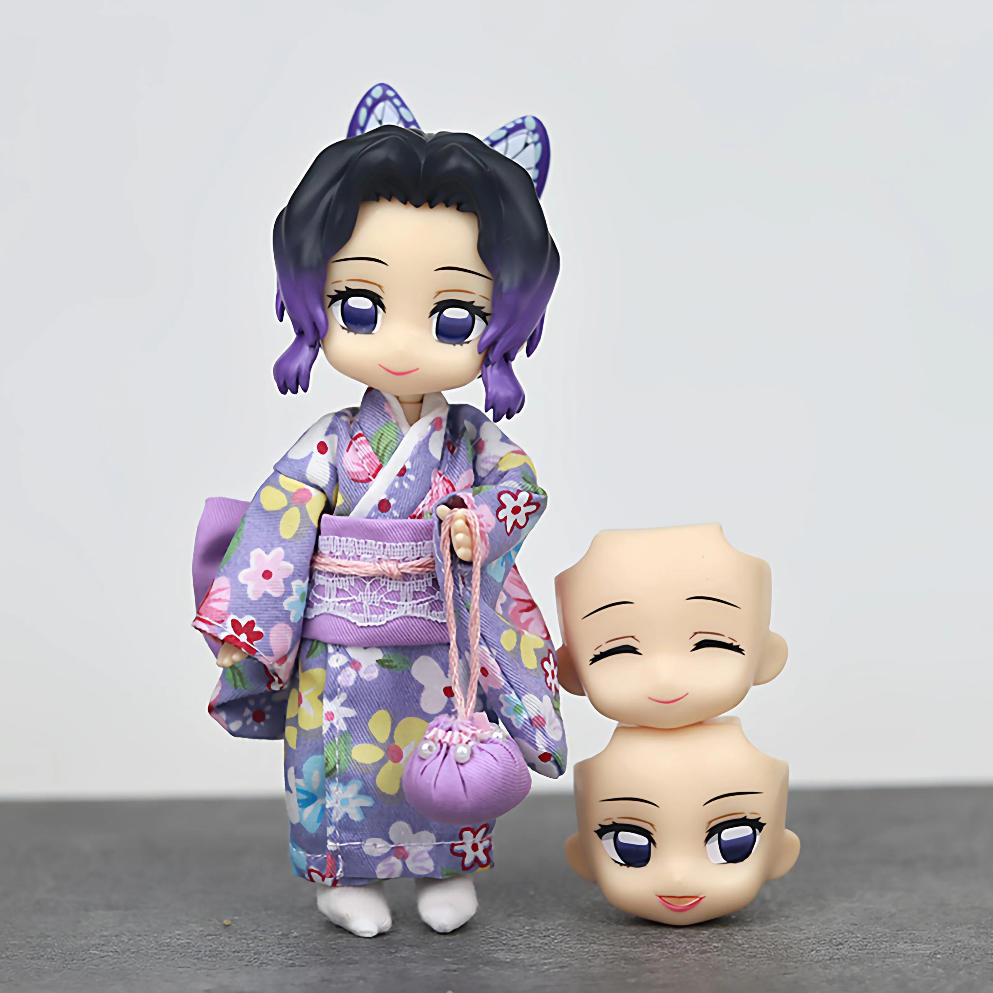 Kocho Shinobu 1/12 BJD OB11 Doll Demon Slayer GSC Full Set Action Figure Collection Toy Desktop Decor Birthday Surprise Bag Gift