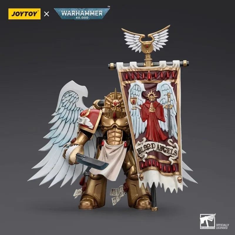 【Auf Lager】JOYTOY WARHAMMER 40K Blood Angels Die fünfköpfige Heilige Blutgarde 1/18 Actionfiguren Sammelfiguren Ornamente Spielzeug
