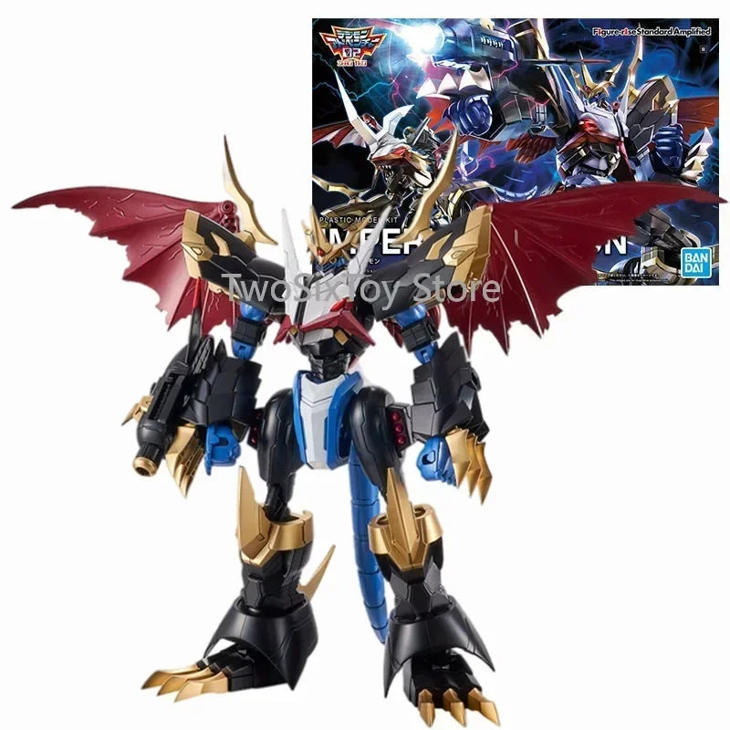 Original Bandai Digimon Adventure WarGreymon Omegamon Beelzebumon Gallantmon Alphamon Paildramon Action Figure Model with box