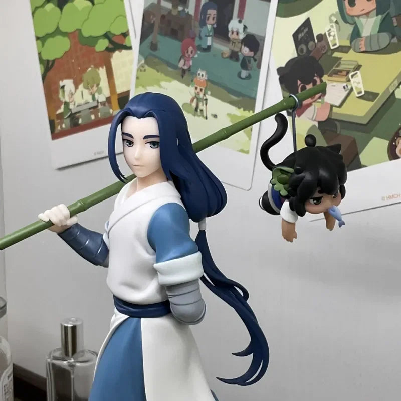 Official Anime The Legend Of Luo Xiao-Hei Xiaohei Wu Xian Figure Doll Model Toy Figurine Desktop Ornament Original Cartoon