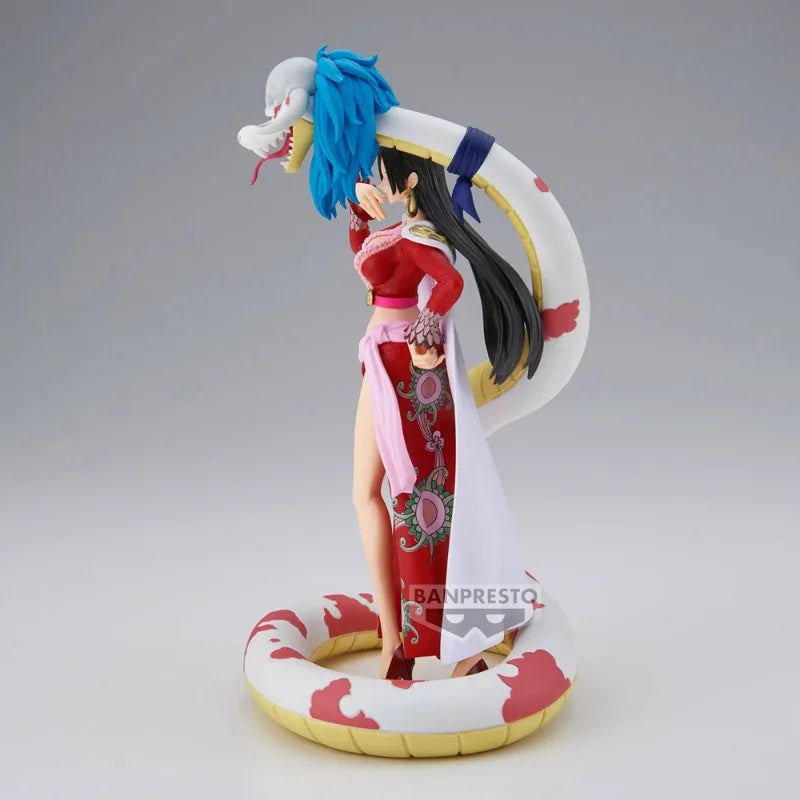 Bandai Original Banpresto Anime One Piece DXF DIE GRANDLINE SERIE EXTRA Boa Hancock PVC Action Figure Modell Sammlung Spielzeug