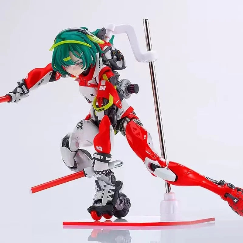 In Stock Sentinel Motored Cyborg Runner Articulated Mecha Girl Collectible Action Figure Model Toy for Anime Fan Collection