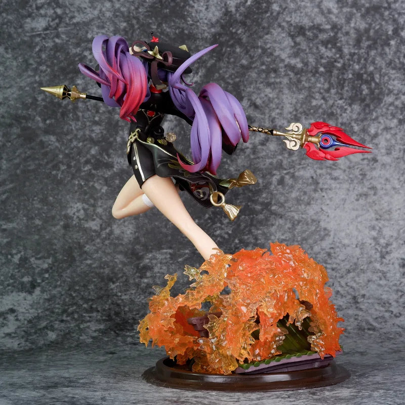26CM Genshin Impact Hu Tao Anime Figures Game Peripheral Two-dimensional Beauty Girl Action Figure Collection Model Toys GIFT