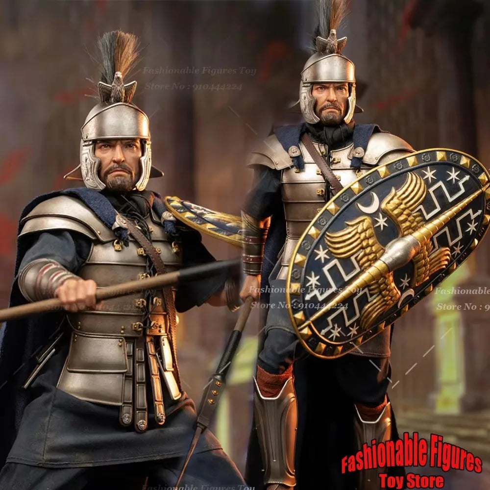 HHMODEL HAOYUTOYS  1/6 Men Soldier Imperial Legion Silver Armor Roman Guard Full Set 12Inch Action Figure Model Toys