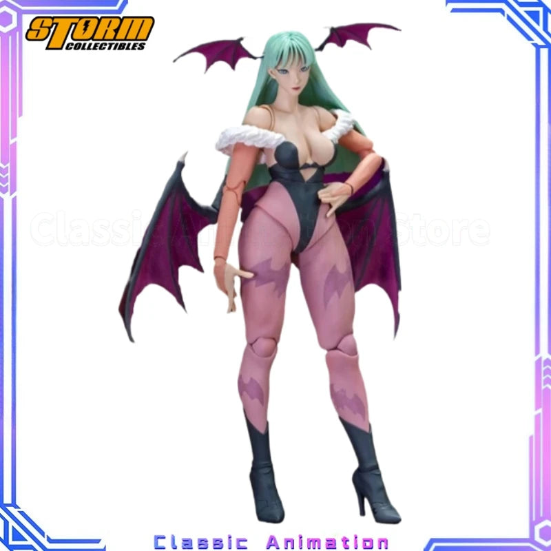 【Original】Storm Collectibles Darkstalkers: The Night Warriors Morrigan Aensland 1/12 Action Figure Model Toy