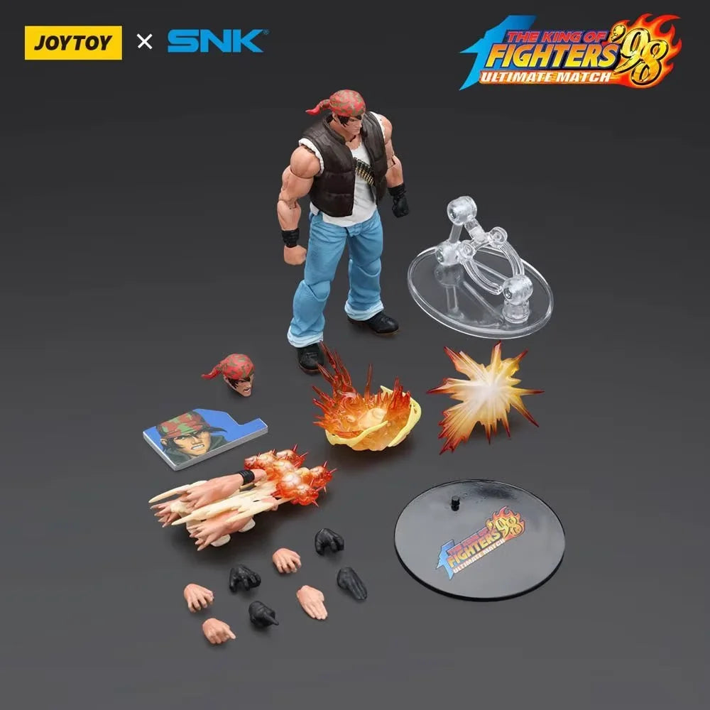 IN STOCK Joytoy The King Of Fighters Game Ralf Jones Leona Heidern Clark Still Action Figures Kof'98u Mlkari Warriors Team