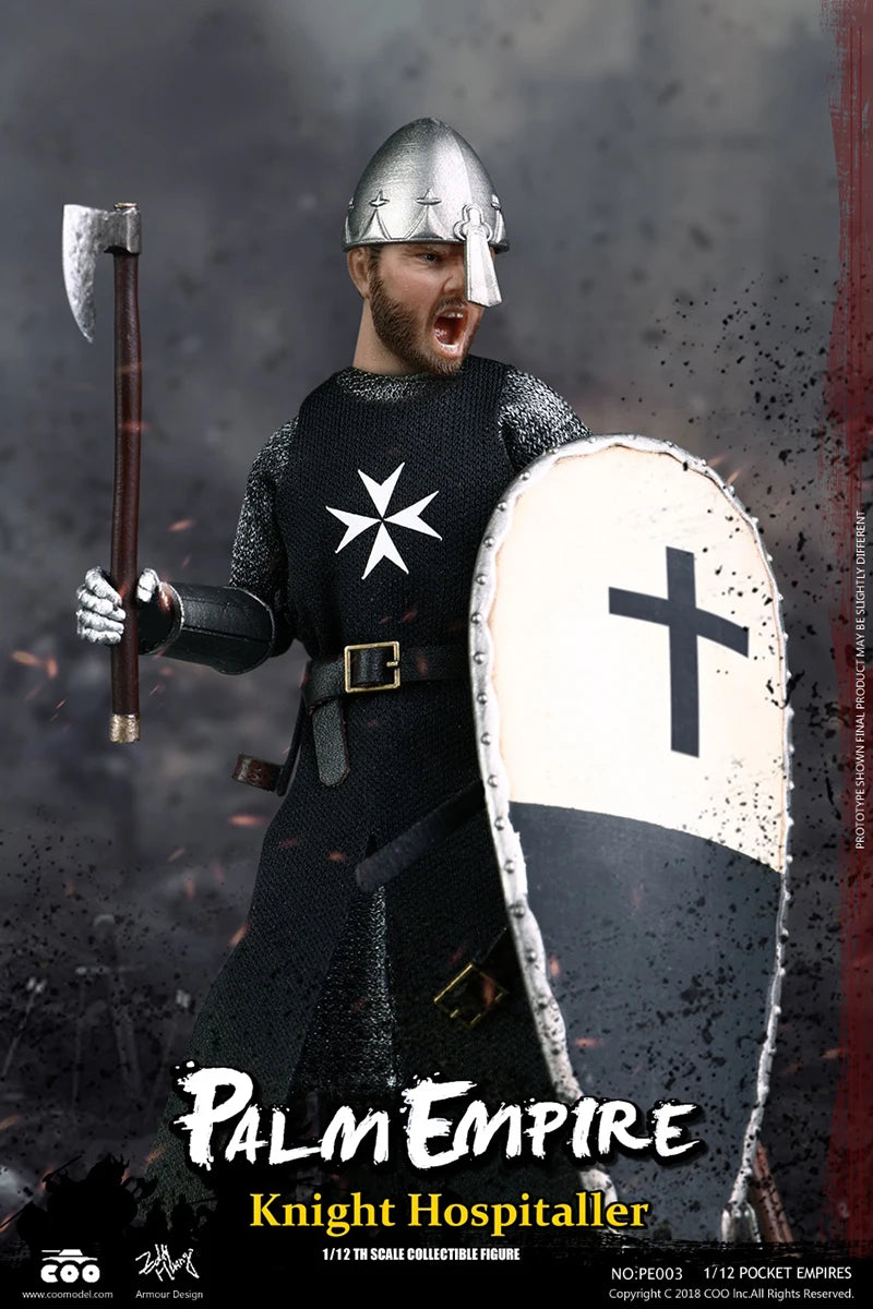 COOMODEL 1/12 Handheld Empire Series PE001 Teutonic Knights PE003 Hospital Knight Full Set 6" Action Figures In Stock