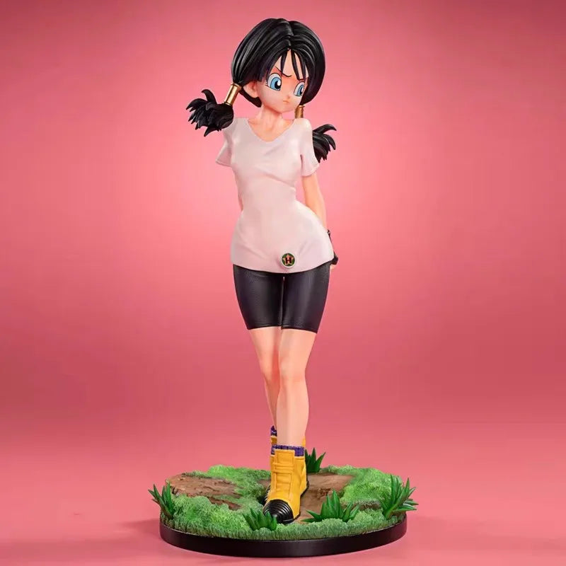 【IN STOCK】28cm Dragon Ball Anime Figure Videl Figures Hercule daughter figurine PVC Statue Collection Model Toy Gift