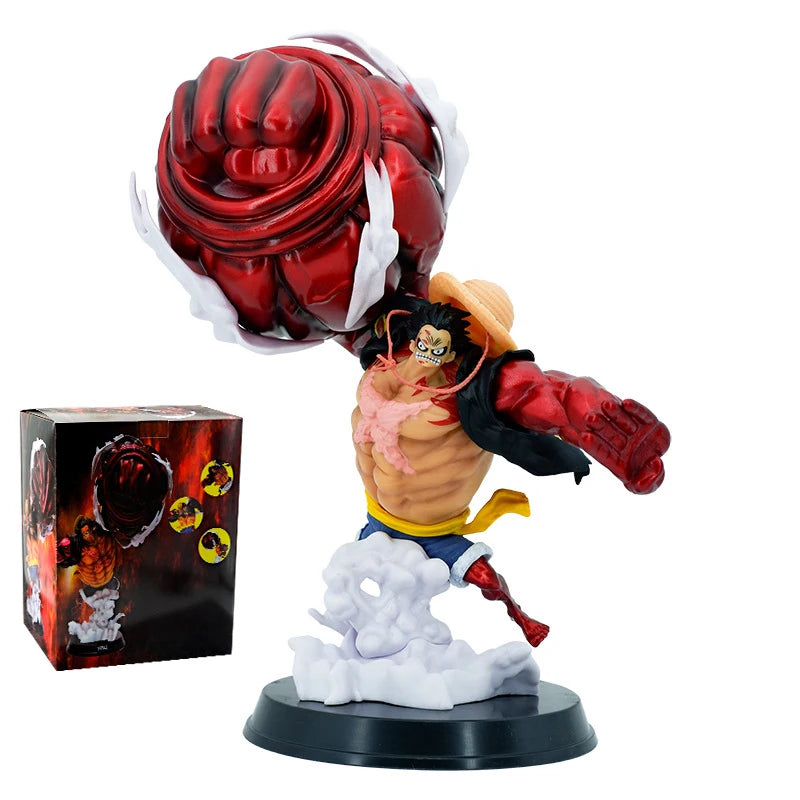 One Piece GK Anime Figur Modell Gear 4 Monkey D Luffy Actionfigur 24 cm Höhe Statue Sammlung Spielzeugpuppe Figma