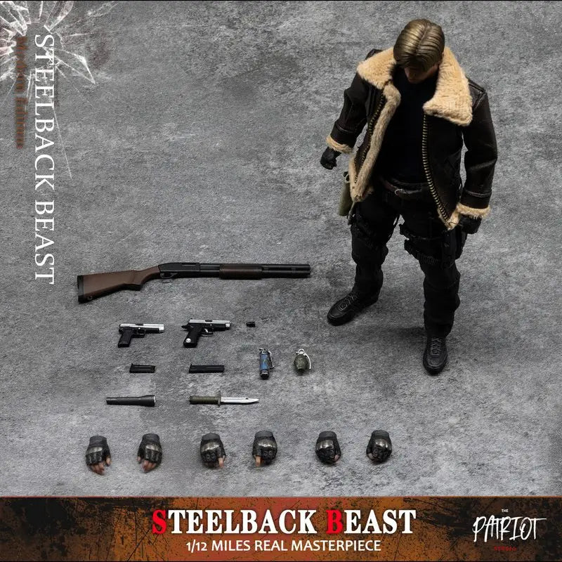 Patriot Studio Steelback Beast 1/12 Miles Real Masterpiece Resident Evil Leon S. Kennedy Collectible Anime Figure Gift