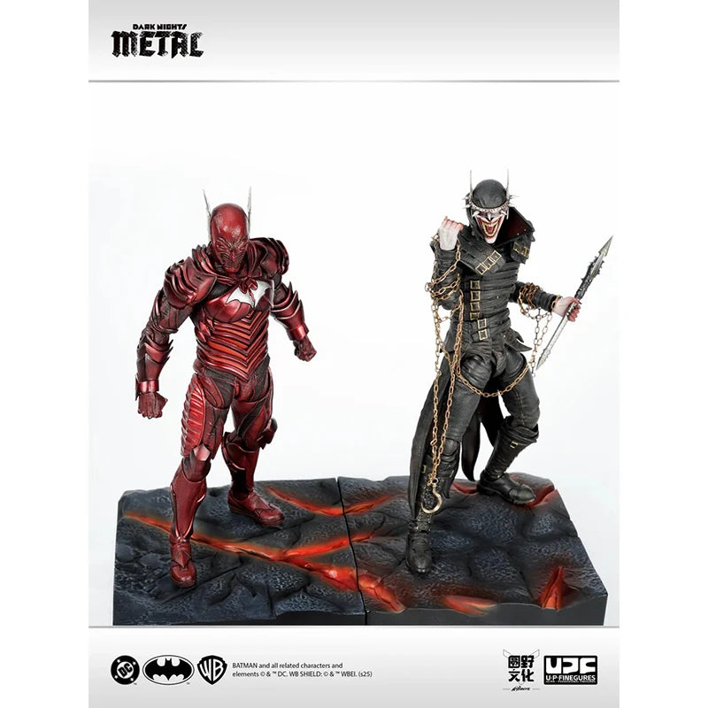 100% Original LPZZ U-P-Finegures UPF Dark Nights Metal Batman The Red Death 1/12  Genuine In Stock Figure Model Toys