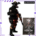 DAMTOYS Original EBS002 Original Story Collected Doll Extreme War Zone Agent Hugh Laffer Finished Product MobileSoldier ModelToy