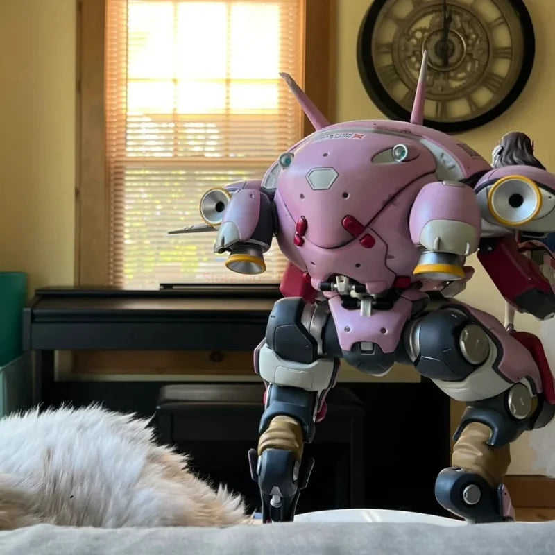 In Stock  Overwatch Action Figures Dva Statue Anime Action  Figures Pvc Collectible Figurines Model Toys Christmas Present