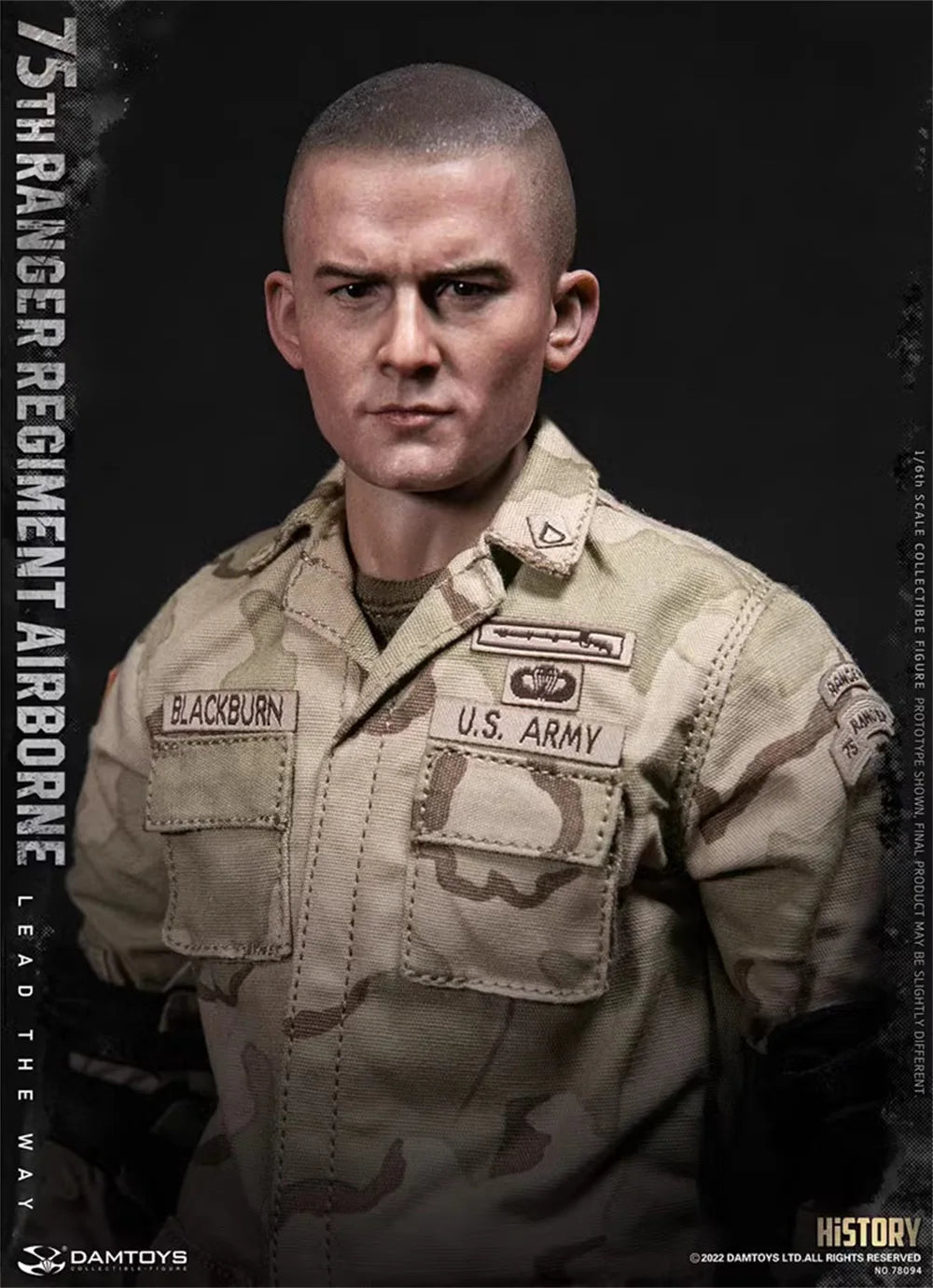 1/6 DAMTOYS DAM 78094 US. 75th Ranger Soldier Regiment Army Man Full Set Action Figure Gift For Fans Collect