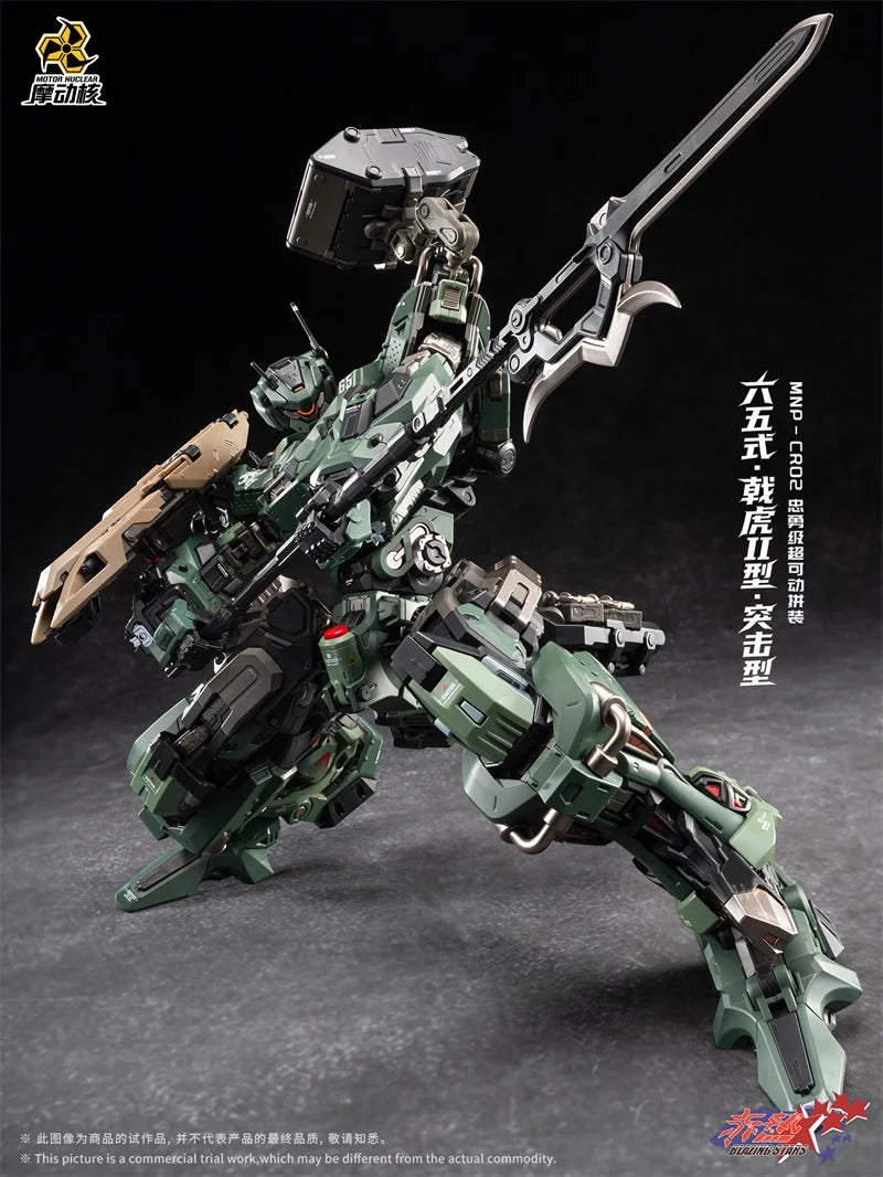 JIHU Motor Nuclear 1/100 MG MNP-CR02 BLAZING STARS Assembly Model Kit Mecha Toy