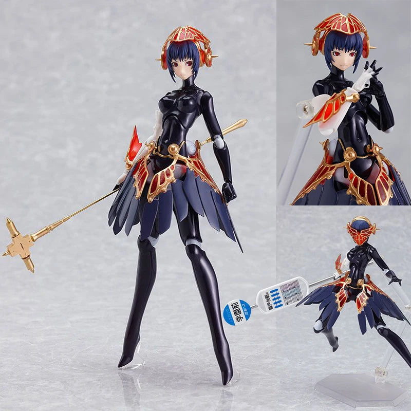 Max Factory Original Figma Series Persona 5 Rain Palace Lotus Wise Leaf Anime Mobile Model Handmade Accessories Toy Gifts