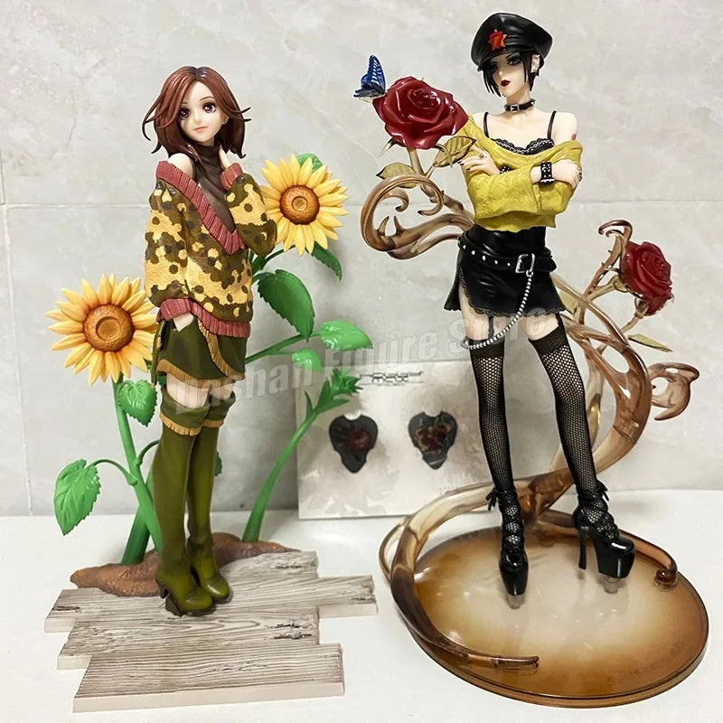 Anime Hobbymax NANA Action Figure PVC Beautiful Girl Collectible Doll Model Room Ornaments 24cm Komatsu Nana Figurine Toys Gifts