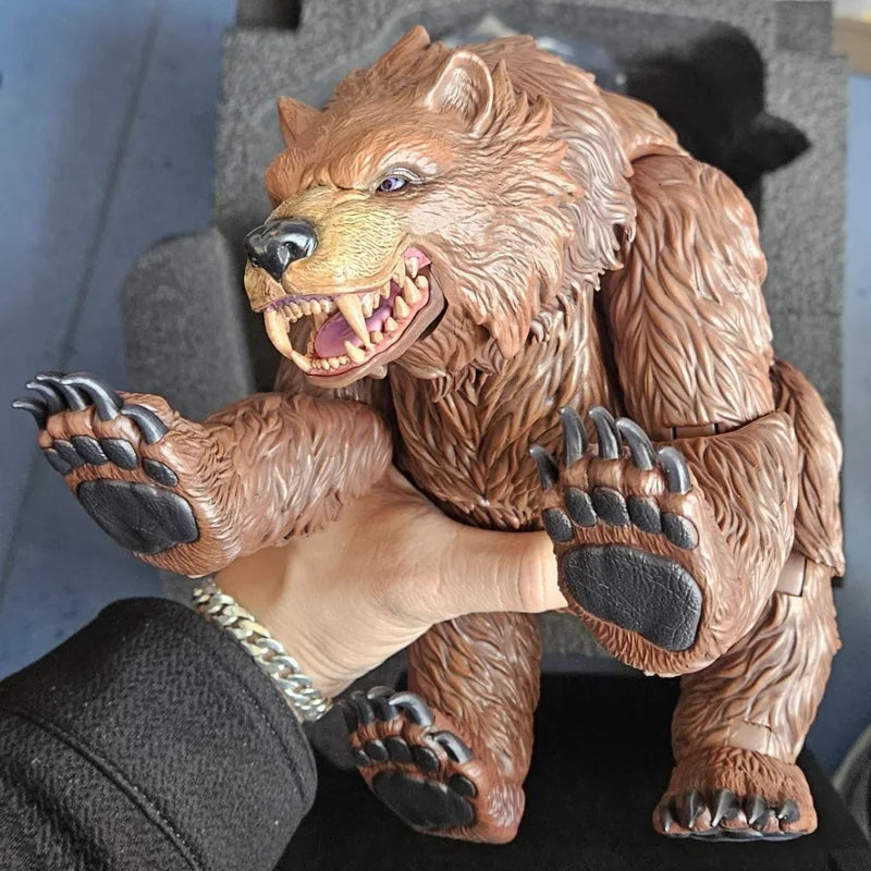 Metytoyz 34cm Horde Armor Giant Bear Mount Animal Model Kit Ornament Collectible Anime Peripheral Action Figure Gift Toy