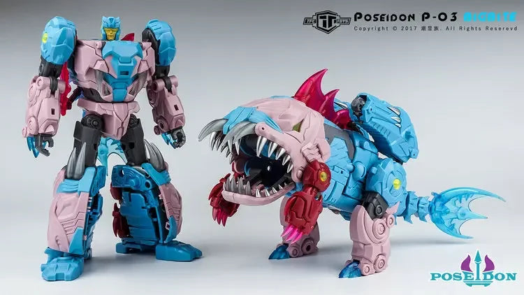 In Stock TFC Poseidon Piranacon P001-006 Submarine Crazy Fit Full Set of 6 Reprints Action Figure Transforming Toy