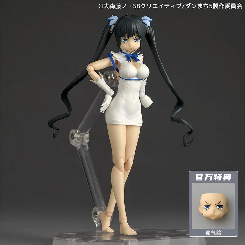 In Stock KAIYODO Hestia Movability Model Toys Revoltech AMAZING YAMAGUCHI DanMachi Beautiful girl model