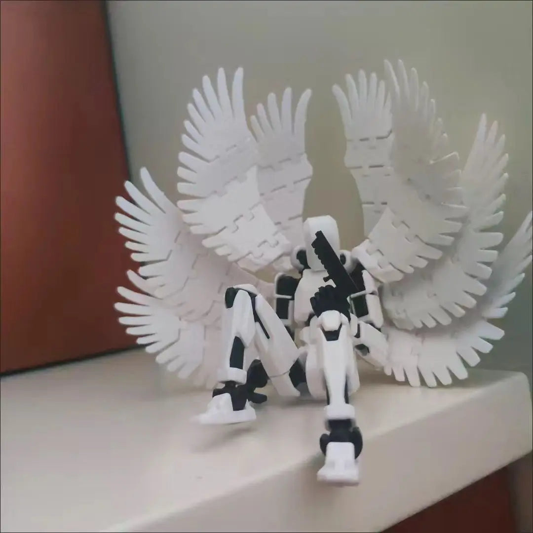Dummy13 Series Eight-Winged Angel Colorful Hand Office Cheap Three-Dimensional Multi-Joint Movable Action Figure Assembly Model