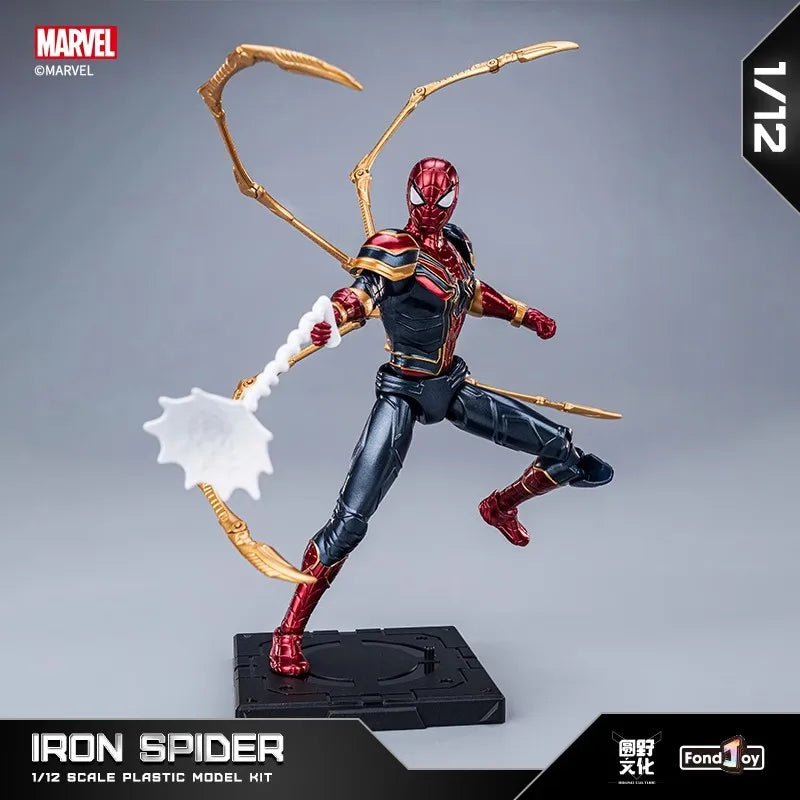 Marvel Thor Building Blocks Joint Movable Toy 1/12 Model Assembly Kit Disney Anime Figure Educational Gift For Kids PVC Material