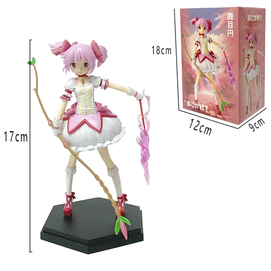 17-23cm Puella Magi Madoka Magica Aniem Figure Kaname Madoka Action Figure Magic Girl Model Decor Statue Dolls Toys SF Gifts