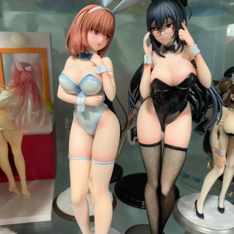 30cm Ensoutoys Black Bunny Aoi  White Bunny Natsume 1/6 Scale PVC Action Figure Adult Collection Model Toys Doll Gifts
