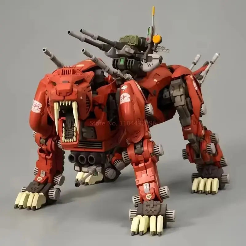 In Stock Anime Zoids Bt Model Js003 Long Toothed Lion 1:72 Mechanical Beast Action Figure Collect Toy Model Holiday Gifts