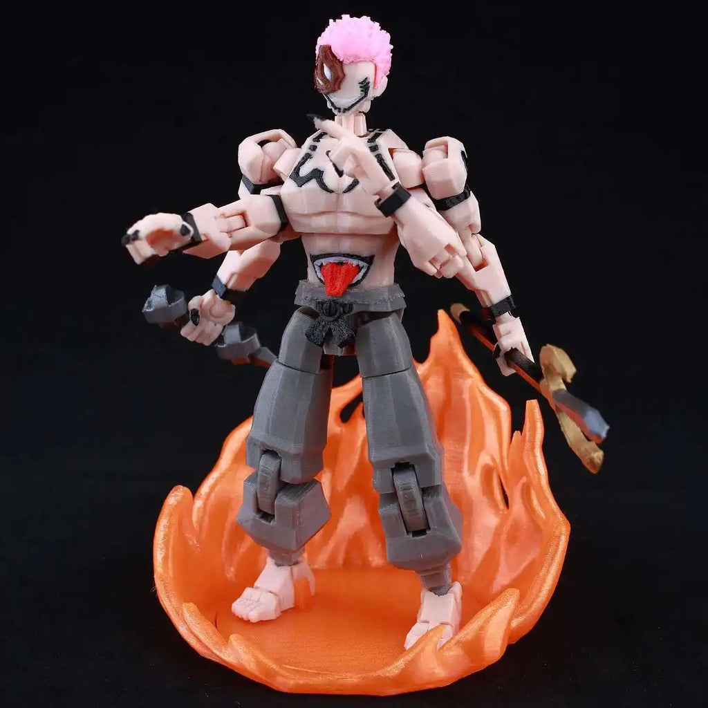 9L 3D-gedruckter Anime Jujutsu Kaisen Sukuna Lucky13 Dummy 13 beweglicher Shapeshift T13 Actionfiguren Schaufensterpuppenspielzeug für Sammler