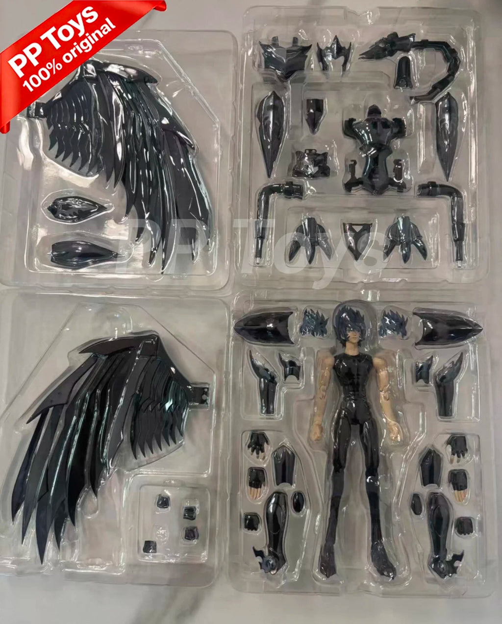 In Stock BANDAI Saint Seiya Saint Cloth THE LOST CANVAS Ghost of Hades Dark Phoenix Bennu Anime Character Model Toy Collection