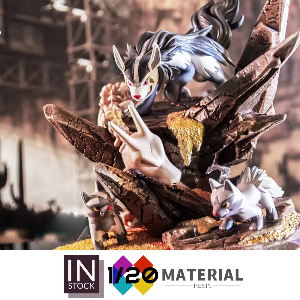 [In Stock]1/20 PVC Scale World [MINAMO] - Poochyena & Mightyena [Split RE-MENT]