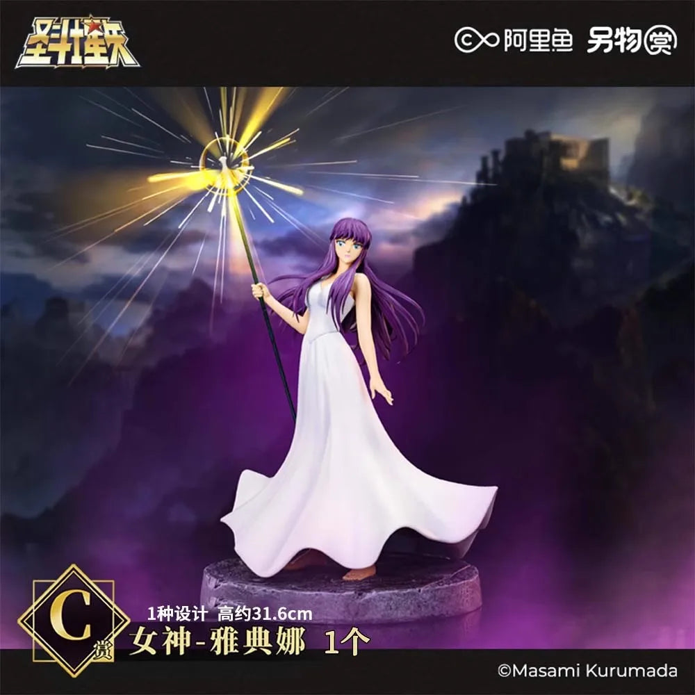 Genuine Saint Seiya Bntsh Ichiban Kuji Anime Figure Virgo Shaka Leo Aiolia Scorpio Milo Action Figure Desktop Decoration Gifts