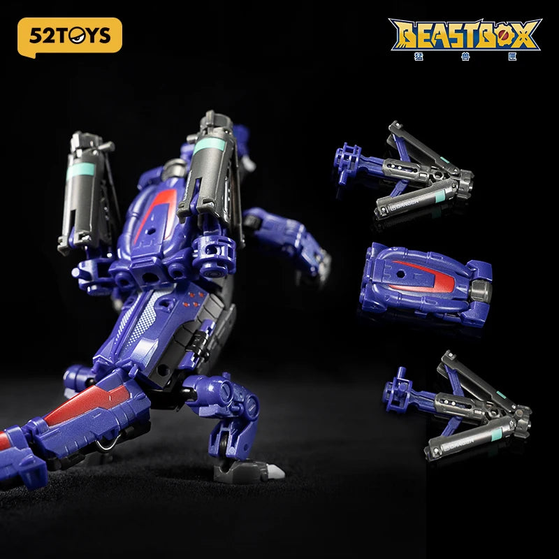 52TOYS Beastbox BB-66 KOMMANDO, umbaubar in Mecha und Würfel, Actionfigur, mit 4cm Aufbewahrungsbox