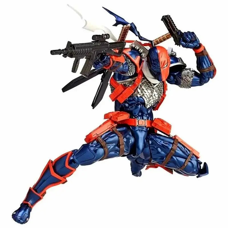 In Stock Kaiyodo X-Men Amazing Revoltech Yamaguchi Deathstroke Action Figure Anime Action Figures Collection Model Toys