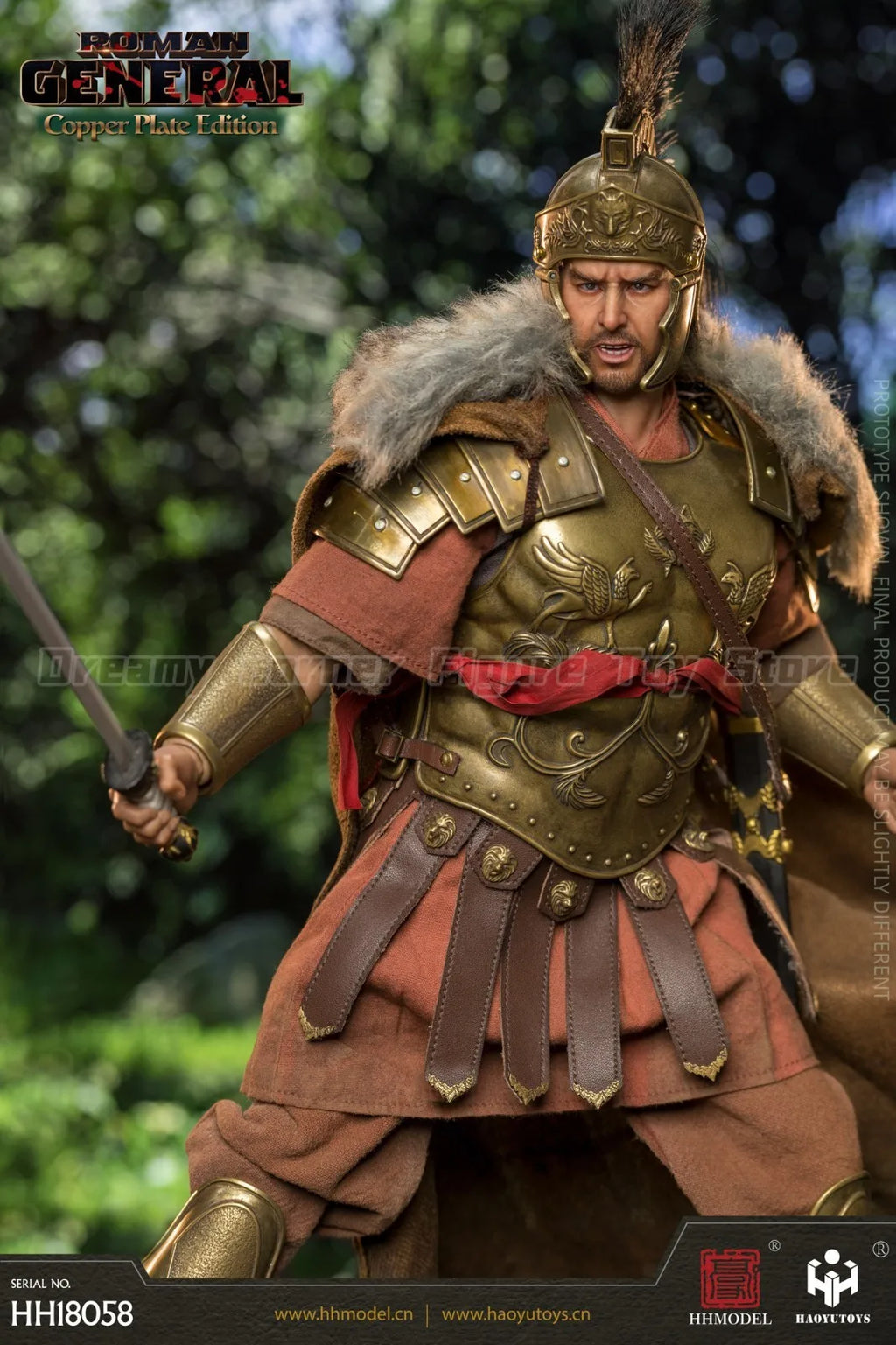 【In Stock】HHMODEL HAOYUTOYS HH18058 Imperial Legion General Bronze Edition 1/6 Action Figure Model Collection