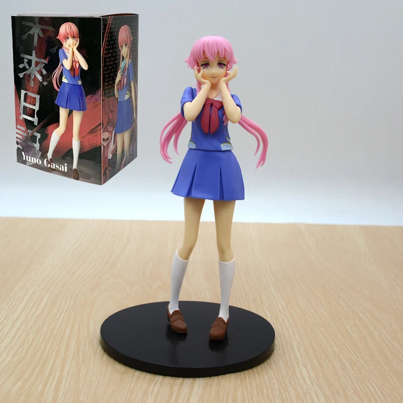 #2316 Mirai Nikki Yuno Gasai Anime Figure Pop Up Parade Future Diary Gasai Yuno Action Figure Collectible Model Doll Toys Gifts