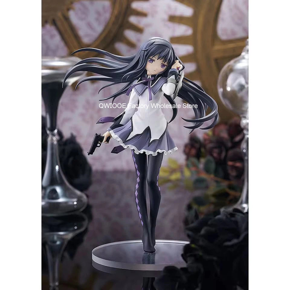 Original Genuine Madoka Magica 16.5cm Akemi Homura Anime Model Birthday Present Ornaments Collectible Toys Wholesale 2024