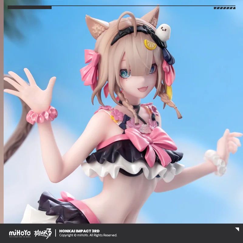 Genuine Honkai Impact 3 Pardofelis 1/8 Anime Figure Gift+ Series Summer Collector Ver. Desktop Decoration Collect Model Toy Gift