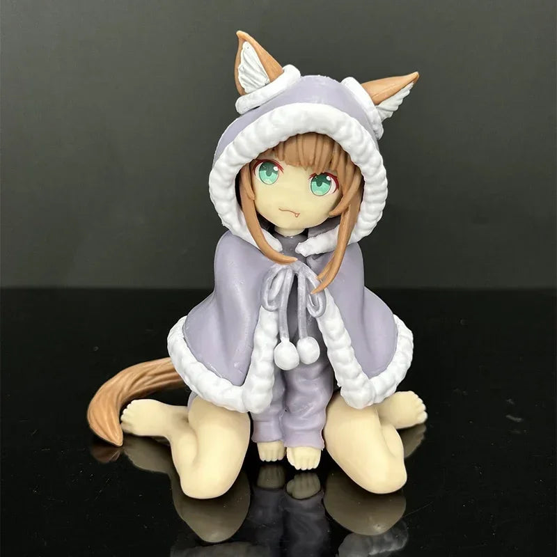 Anime The Quintessential Quintuplets Action Figures Nakano Nino Figurine Cat Nakano Miku Figure Model 12cm PVC Desktop Cute Toys