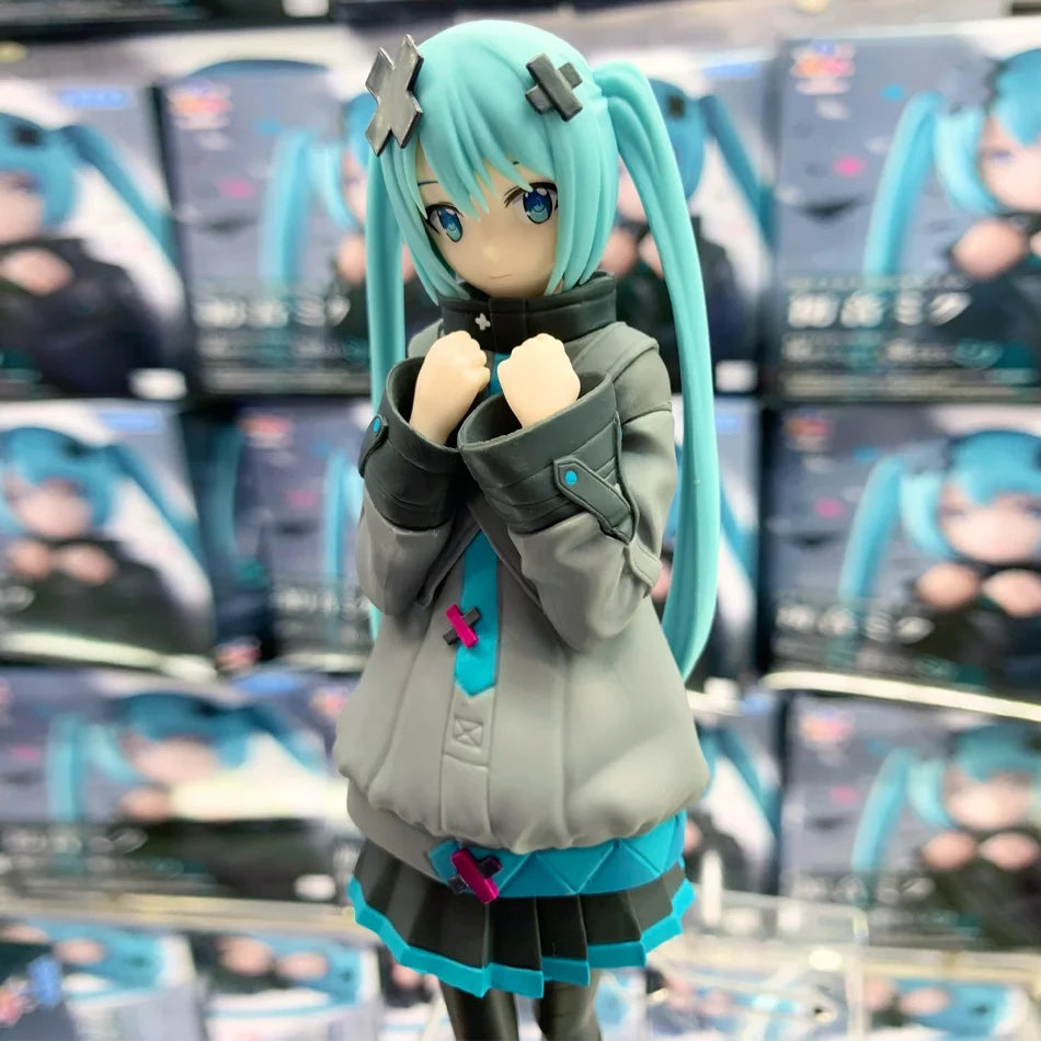 New In Stock Hatsune Miku In A World With Closed Windows Collectible Anime Action Kwaii Miku Figures Model Toys Christmas Gifts
