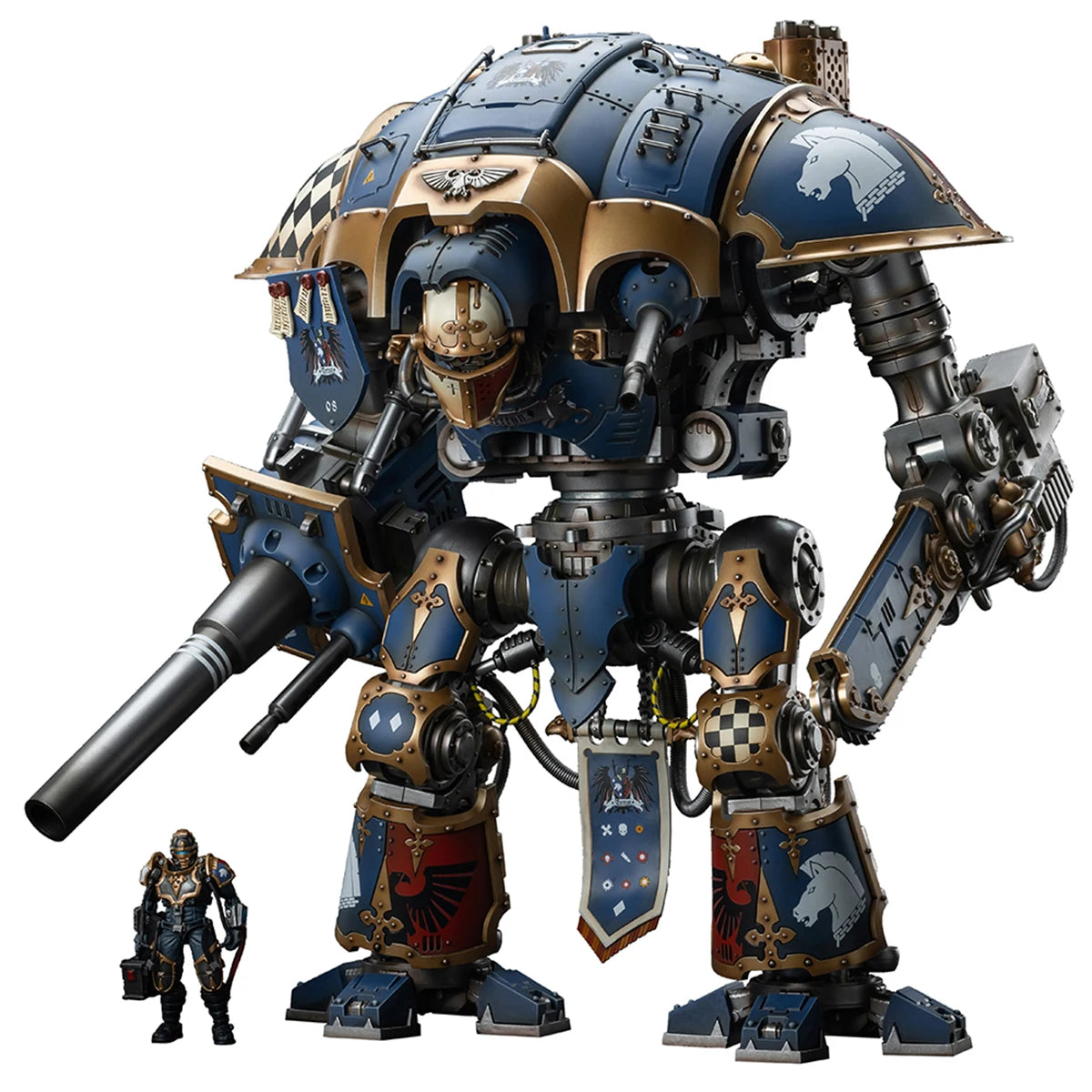 HIPLAY JOYTOY Warhammer 40K 1/18 Imperial Knights House Terryn Knight Paladin JT9299 Action Figures