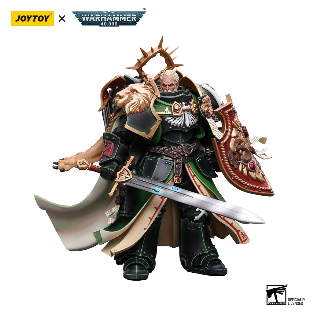 JOYTOY 1/18 Action Figure Warhammer 40K Dark Angels Primarch Lion El‘Jonson Anime figures Toys Model
