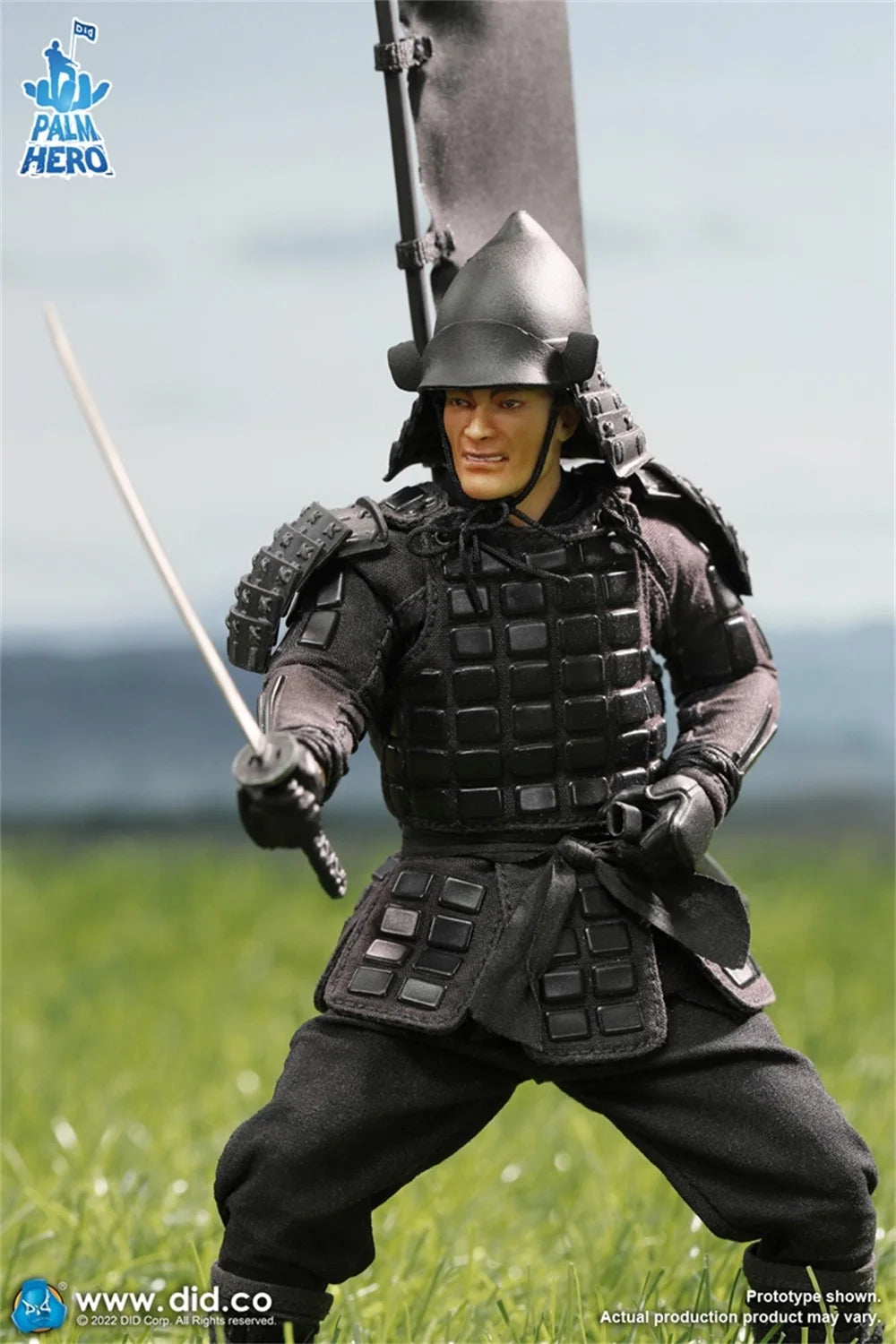 1/12 DID XJ80016A Old Vintage Asia Japan State Warrior Full Set Moveable Action Figure with Flag Full Set Moveable Action Figure