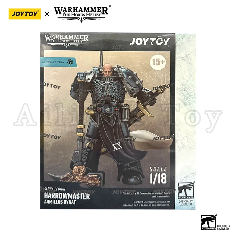 JOYTOY 1/18 Action Figure The Horus Heresy Alpha Legion Legion Praetor with Power Sword Harrowmaster Armillus Dynat
